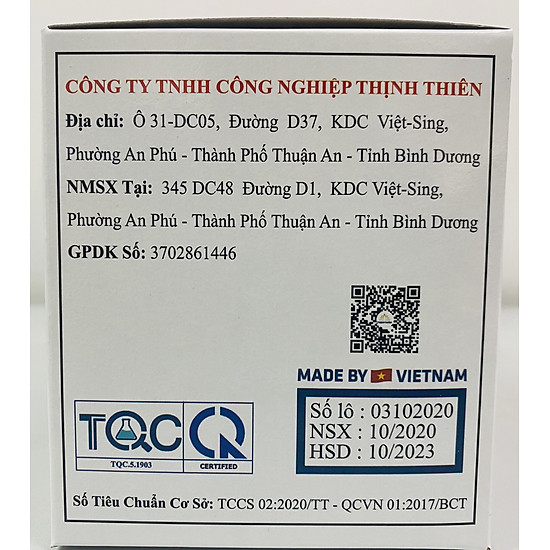 Khẩu trang y tế 4 lớp thịnh thiên hộp 50 cái - màu trắng - ảnh sản phẩm 4