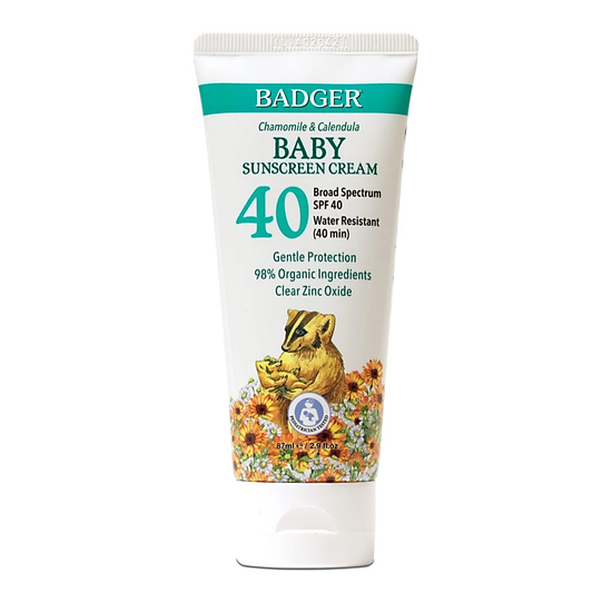 Kem chống nắng vật lý cho em bé badger spf 40 baby - phổ rộng broad - ảnh sản phẩm 1