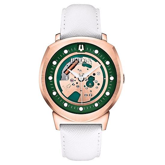 Đồng Hồ Nam Dây Da BULOVA 97A111 (42mm) - Trắng 