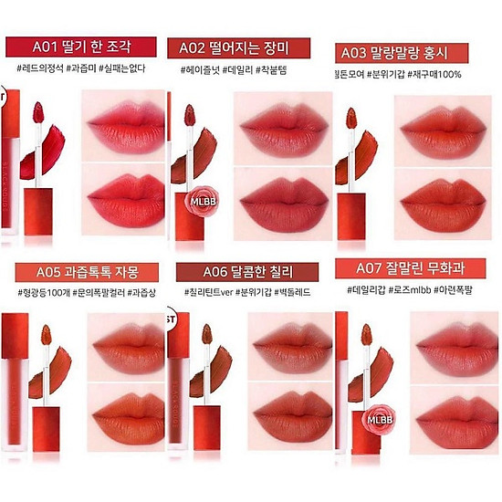 Mua Son Kem Lì Black Rouge Air Fit Velvet Tint – Hàn Quốc - A09 - hồng quế  tại Onlyme shop | Tiki