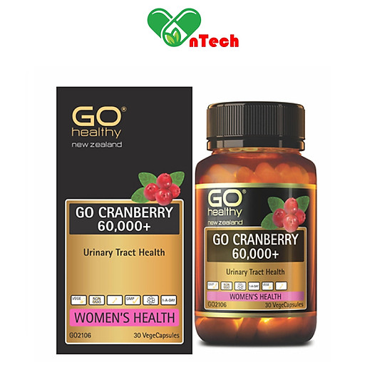 Viên uống go healthy go creberry 6000+ hỗ trợ điều trị viêm đường tiết - ảnh sản phẩm 1