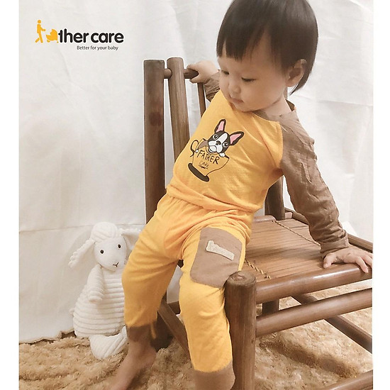 Bộ quần áo fathercare raglan dt - cún tách trà fc848 - ảnh sản phẩm 2