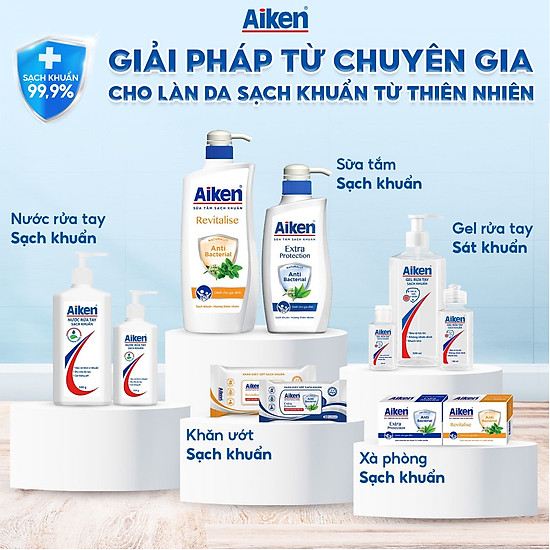 Aiken nước rửa tay sạch khuẩn 500g - ảnh sản phẩm 5