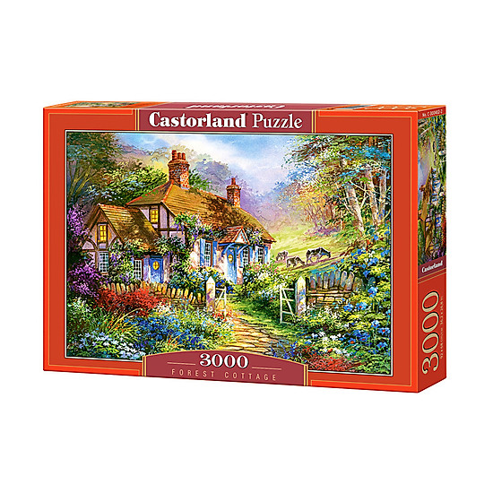 C300402 đồ chơi ghép hình puzzle forest cottage 3000 mảnh castorland - ảnh sản phẩm 1