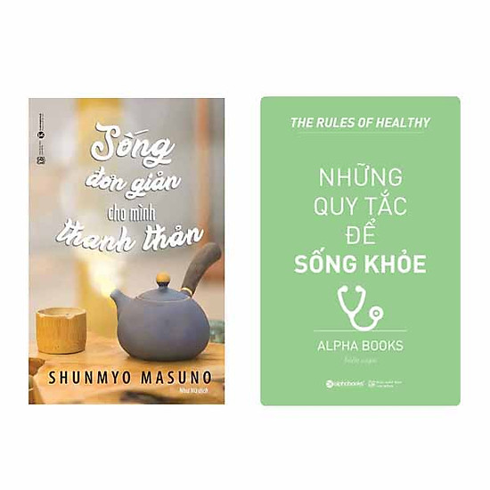 Combo Sách Sống Đơn Giản Cho Mình Thanh Thản và Những Quy Tắc Để Sống Khỏe