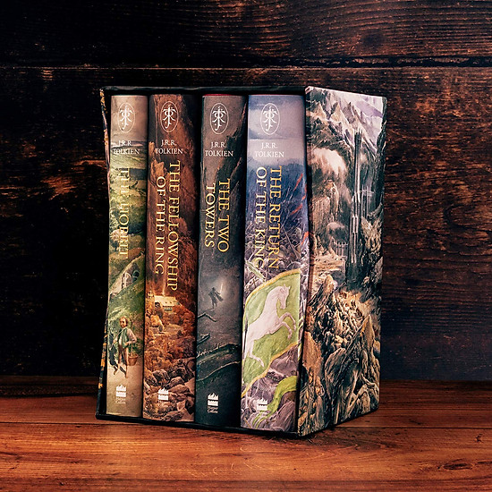 The hobbit & the lord of the rings boxed set hardcover illustrated - ảnh sản phẩm 4