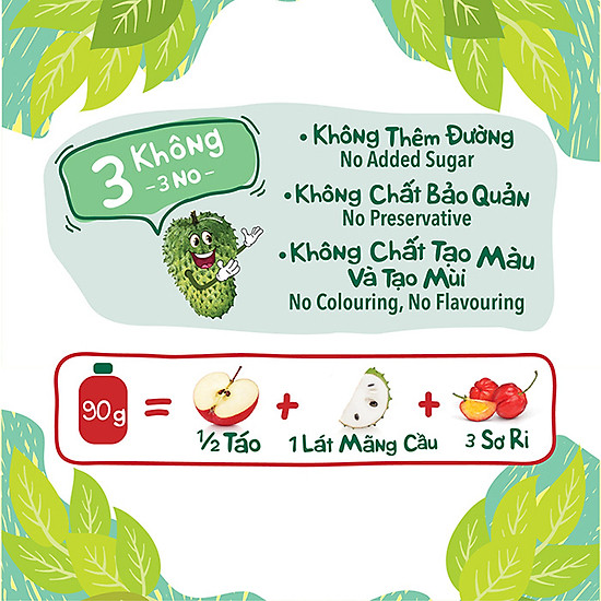 Trái cây xay nhuyễn nguyên chất andros fruit me up - hỗn hợp 4 vị - ảnh sản phẩm 5