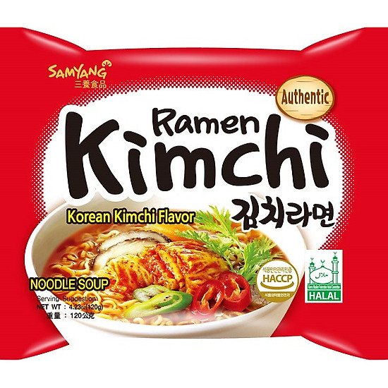 Mỳ Samyang Kim Chi 120g