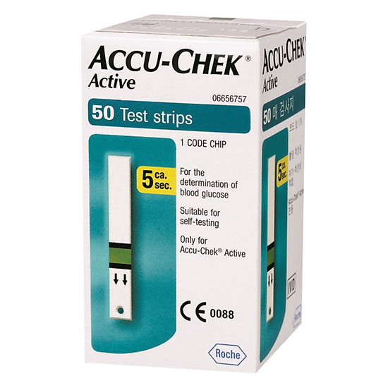 Que thử đường huyết accu-chek active 50 - ảnh sản phẩm 2