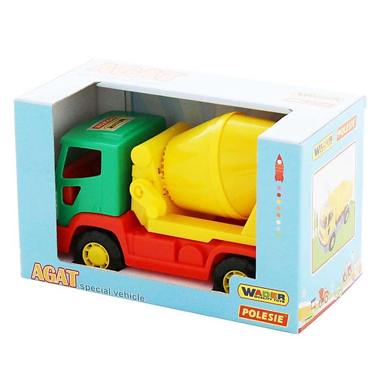 Xe trộn bê tông xây dựng tipper đồ chơi - wader toys - ảnh sản phẩm 10