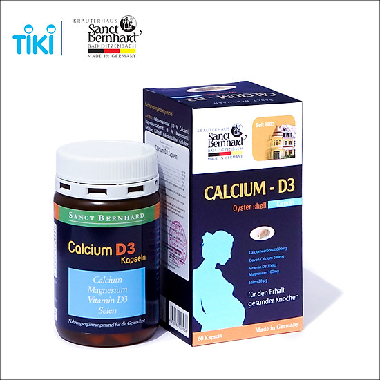 Viên nang calcium d3 - hộp 60 viên giúp bổ sung canxi và các vitamin cho - ảnh sản phẩm 1