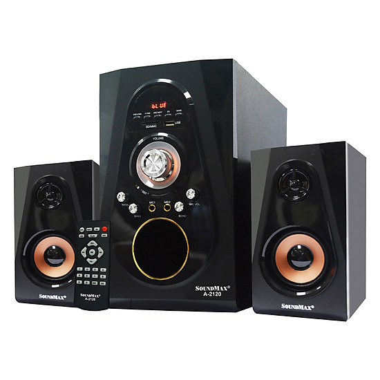Loa Vi Tính Soundmax A-2120/2.1 Tích Hợp Bluetooth 4.0 (60W) - Hàng Ch...