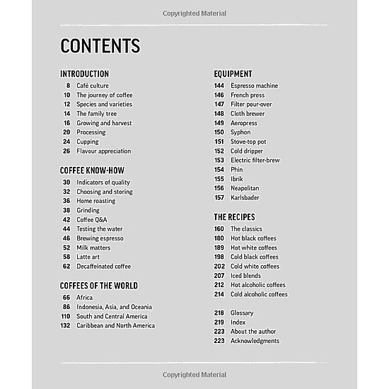 The coffee book barista tips recipes beans from around the world - ảnh sản phẩm 6