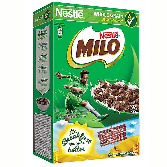 Bánh ăn sáng nestle milo cereal 330g - ảnh sản phẩm 2