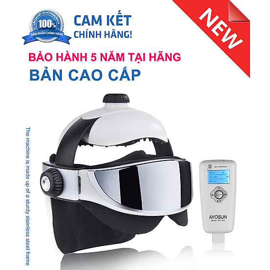 Máy massage đầu ayosun full hà quốc  chính hãng   cao cấp   tốt nhất - ảnh sản phẩm 1