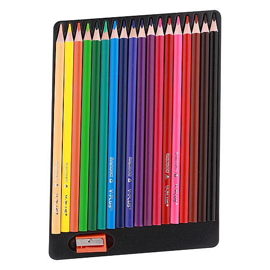 Hộp bút chì màu gỗ rainbowl có chuốt 18 màu y plus+ pc110440_rb - ảnh sản phẩm 3