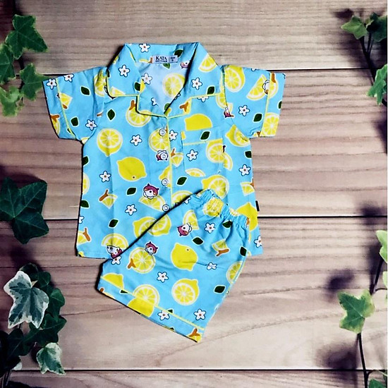 Bộ pijama bé gái kata bg-09, bộ bé gái, có đủ size màu - ảnh sản phẩm 4