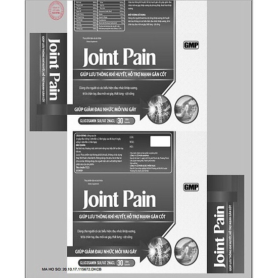 Thực phẩm bảo vệ sức khỏe joint pain phòng ngừa hỗ trợ đau vai gáy, xương - ảnh sản phẩm 7