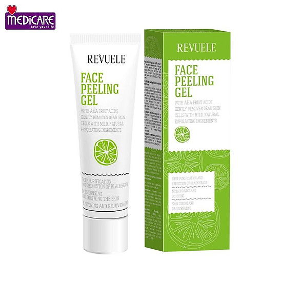 0126021 gel tẩy tbc revuele aha trái cây 80ml - ảnh sản phẩm 1