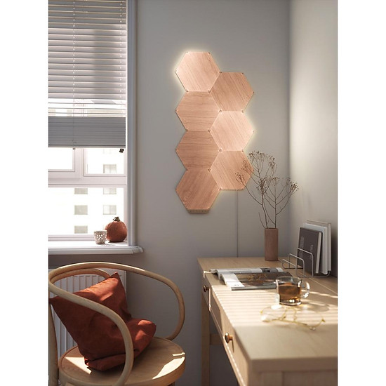 Bộ đèn thông minh nanoleaf elements hexagons starter kit 7 ô đèn lục giác - ảnh sản phẩm 4