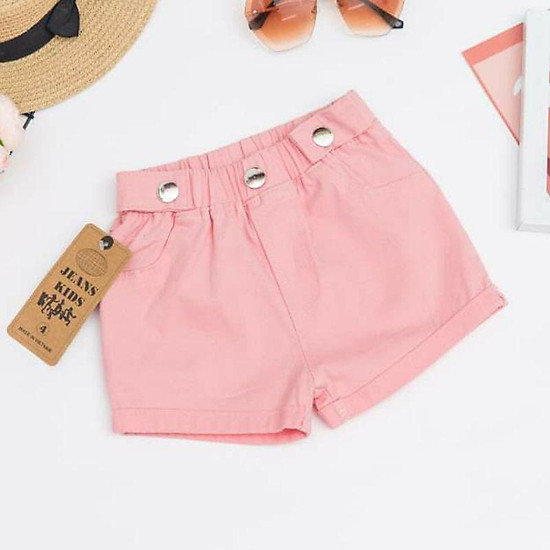 Sz 6-18kg quần sooc jean mềm mát, co giãn, phong cách cho bé gái - ảnh sản phẩm 9