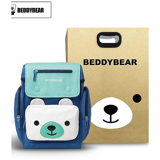 Balo beddybear beddy bear họa tiết thỏ pipi dành cho bé trai bé gái học - ảnh sản phẩm 1