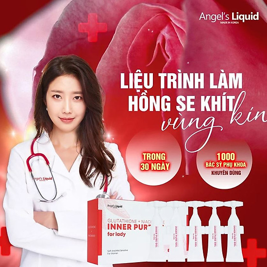 Tinh chất làm hồng và se khít vùng nhạy cảm angel s liquid glutathione - ảnh sản phẩm 5