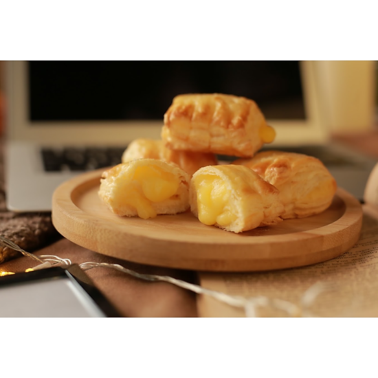 Mini shu cream pie bánh shu cream nhỏ 35gr 10 - ảnh sản phẩm 3