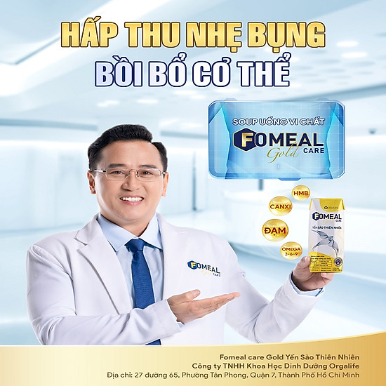 Thùng 30 hộp fomeal care gold yến sào thiên nhiên 250ml hộp - ảnh sản phẩm 4