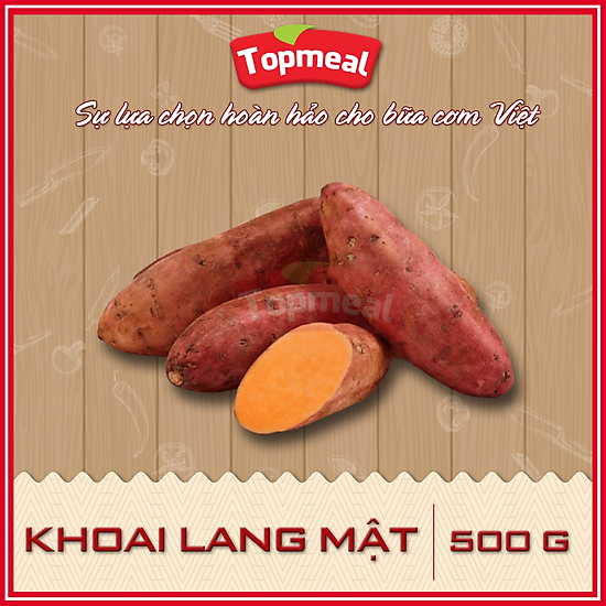 Hcm - khoai lang mật 500g - giao nhanh tphcm - ảnh sản phẩm 1