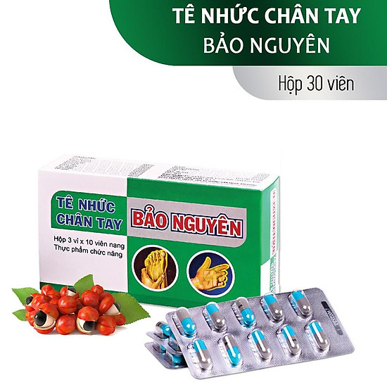 Viên uống hổ trợ điều trị nhức chân tay xương khớp bảo nguyên hộp 30 viên - ảnh sản phẩm 3