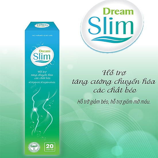 Viên sủi hỗ trợ giảm cân dream slim chính hãng - lọ 20 viên - ảnh sản phẩm 1