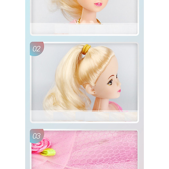 Đồ chơi búp bê barbie xinh đẹp dễ thương cho bé yêu - ảnh sản phẩm 8