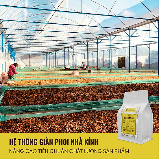 Cà phê espresso blend gói 500gr, cà phê nguyên chất 100% rang mộc - ảnh sản phẩm 6