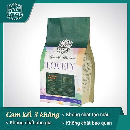 Cà phê hạt pha phin, lê s path coffee lovely 250g 500g, hương thơm nồng nàn - ảnh sản phẩm 1