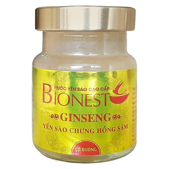 Hộp yến sào bionest ginseng hồng sâm cao cấp - hộp tiết kiệm 6 lọ - ảnh sản phẩm 2