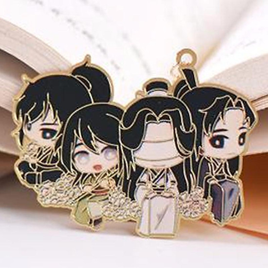 Bookmark kim loại mỏng thiên quan tứ phúc ma đạo tổ sư hệ thống tự cứu in - ảnh sản phẩm 3