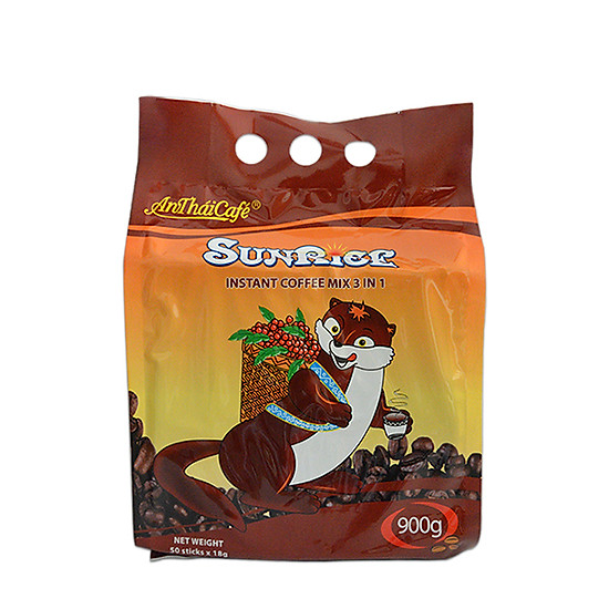 Cà phê sữa hòa tan 3in1 - antháicafé sunrise - túi 50gói x 18g - ảnh sản phẩm 2