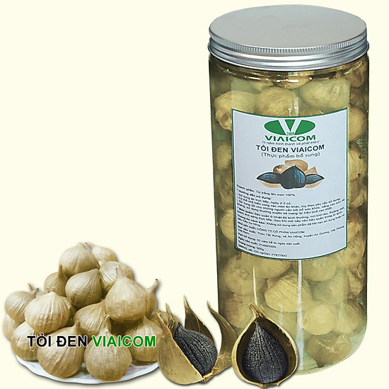 Tỏi đen cô đơn viaicom - lọ 500gram - ảnh sản phẩm 1