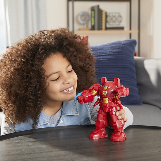 Đồ chơi avengers mô hình iron man dòng mech strike tối thượng giáp 8 inch - ảnh sản phẩm 6