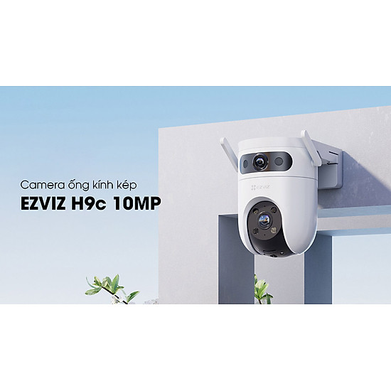 Mua Camera 2 Mắt Ezviz H9C 10MP, màu ban đêm, xoay 360 độ, đàm thoại 2 chiều - Hàng chính hãng - H9C 6MP - Kèm thẻ 32GB tại TRANGIATELECOM | Tiki