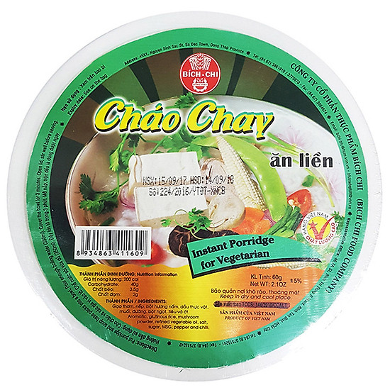 Tô cháo chay bích chi 60g - ảnh sản phẩm 4