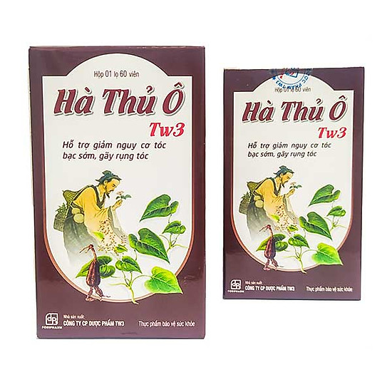 Combo 2 hộp thực phẩm bảo vệ sức khỏe hà thủ ô tw3 - ngăn ngừa bạc tóc - ảnh sản phẩm 2