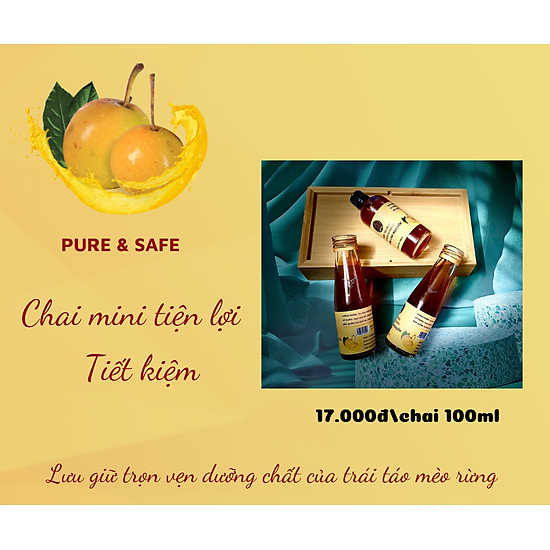 Nước táo mèo lên men tự nhiên hương cao nguyên 100ml - ảnh sản phẩm 5