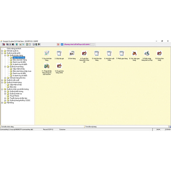 Phần mềm quản trị tổng thể nguồn lực doanh nghiệp sis erp 9.0 - ảnh sản phẩm 6
