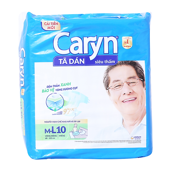 Tã dán người lớn siêu thấm caryn size m-l 10m - ảnh sản phẩm 1