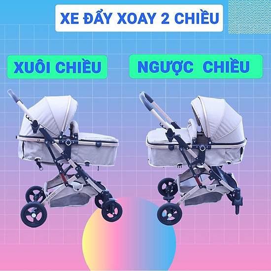 Xe đẩy gấp gọn hatato h268 9 trong 1 mẫu xe đẩy du lịch - ảnh sản phẩm 9