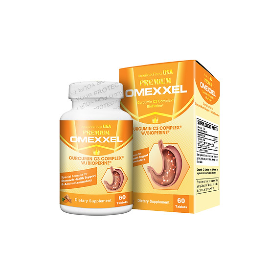 Viên uống premium omexxel curcumin c3 complex w bioperine - ảnh sản phẩm 1