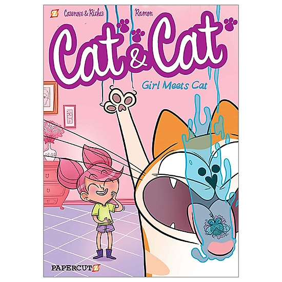 Cat and cat 1 girl meets cat - ảnh sản phẩm 1