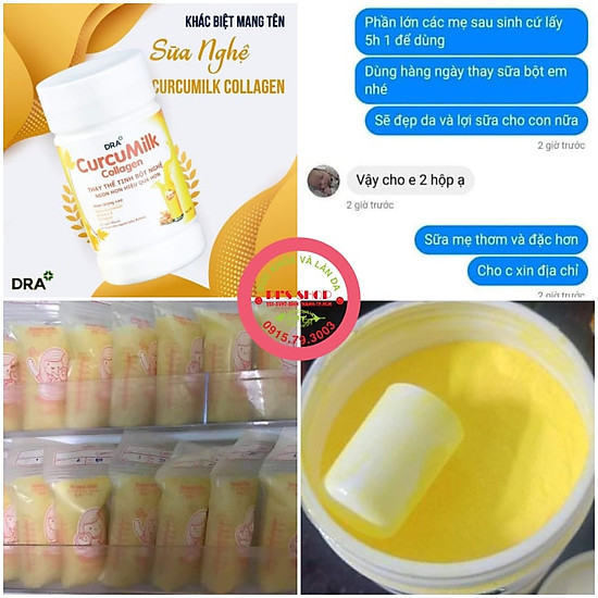 Sữa nghệ curcumilk collagen dra - tăng sức đề kháng - đẹp da - ảnh sản phẩm 3